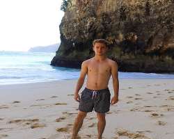Lukic loves travelling and visited Nusa Penida beach in Indonesia in August 2019.